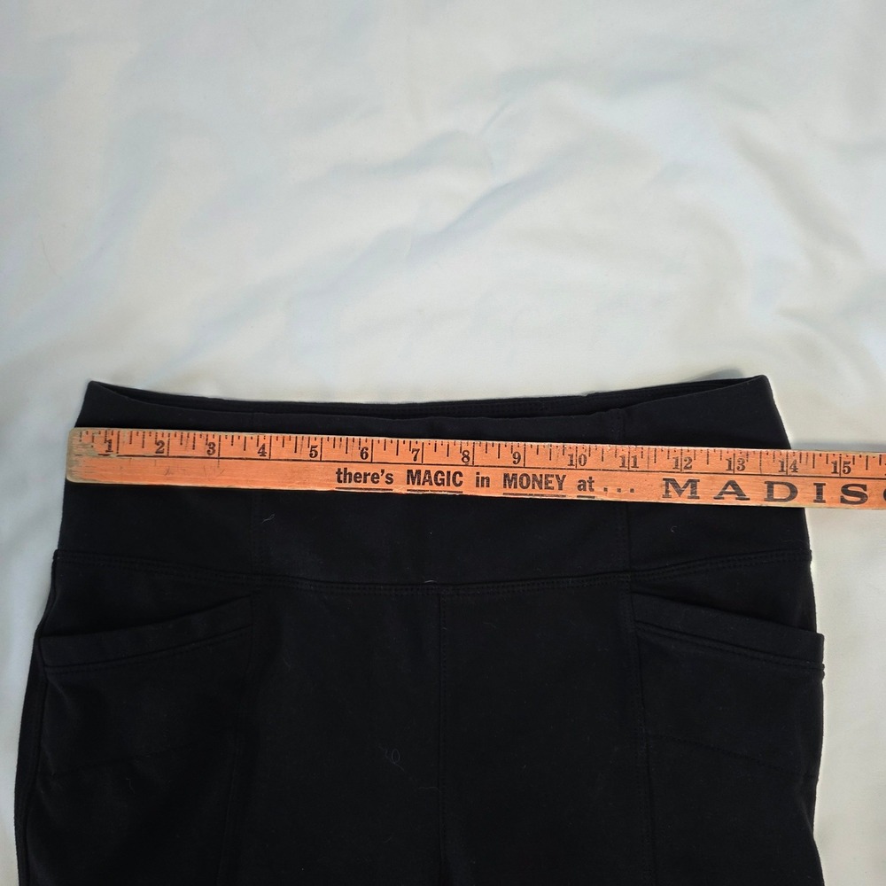 Athleta Metro Skinny Pants Black Supplex Stretch Trousers 138443 Womens Medium - Picture 6 of 7